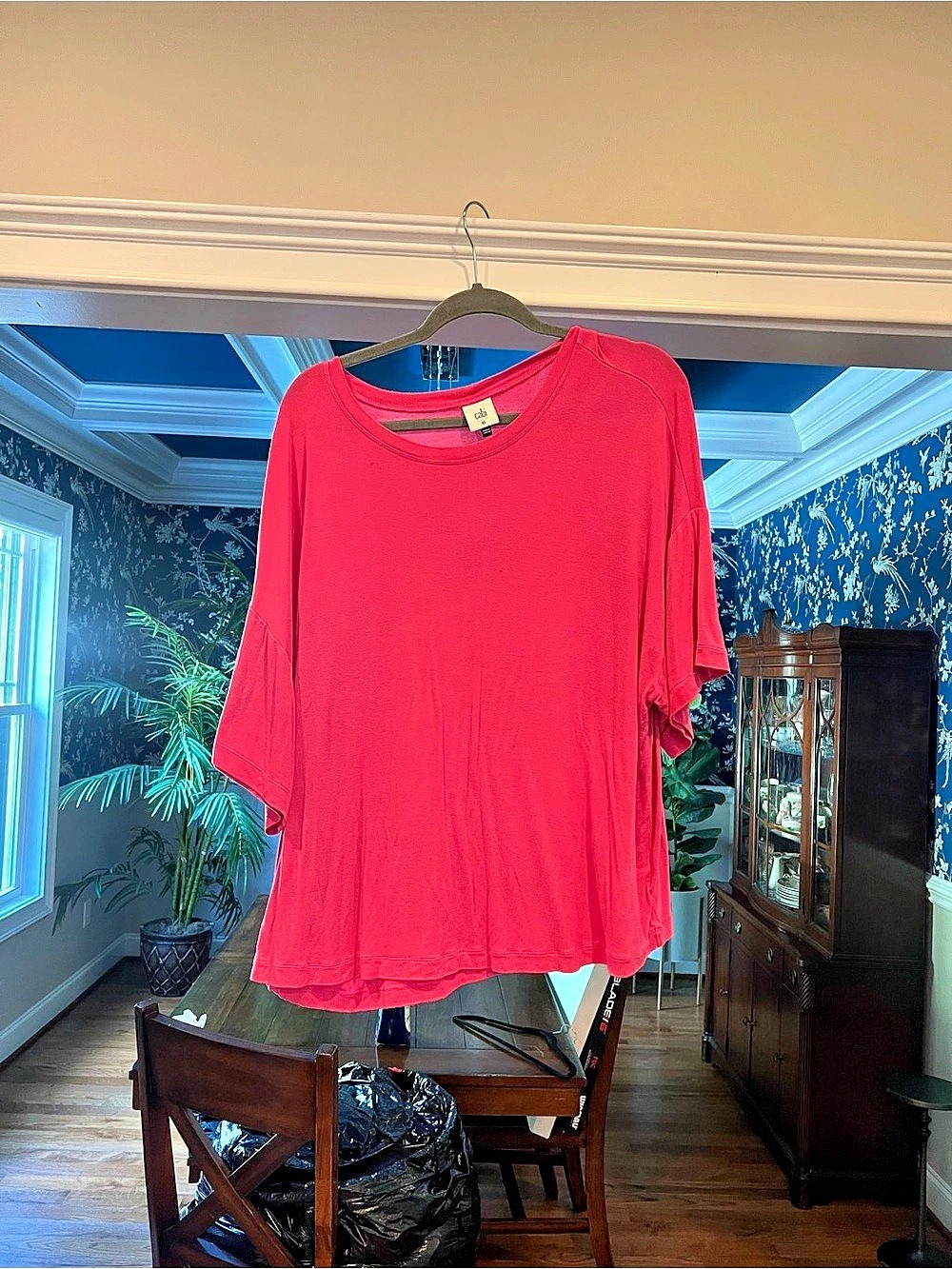 Gabi Short Sleeve Top in Pink Size XL Good Condition